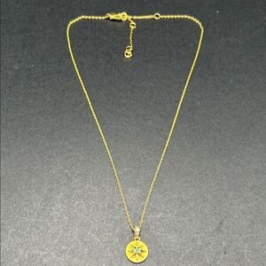 Kate Spade North Star Matte Gold Pendant Necklace